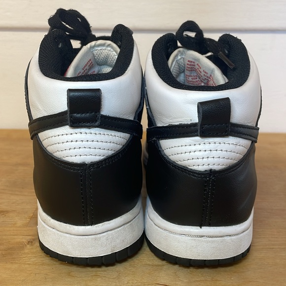 Nike Dunk High Panda Black and White High-Top Sneakers women’s size 6.5 - Picture 4 of 16